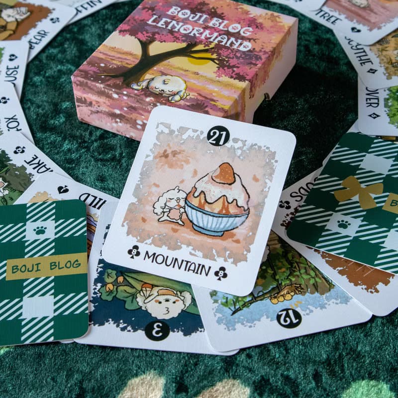 啵嘰部落格雷諾曼卡牌 Boji Blog Lenormand