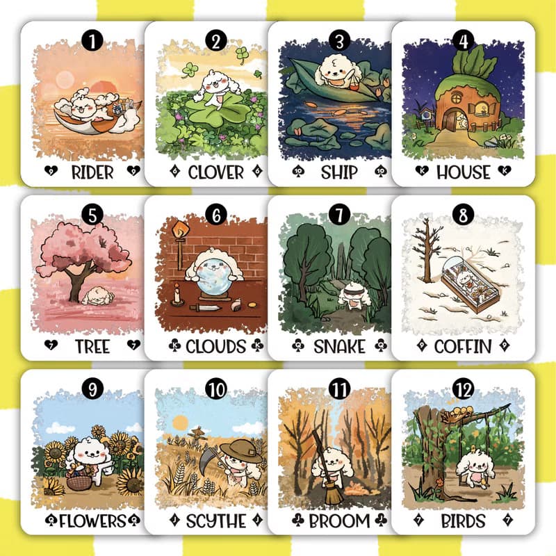 啵嘰部落格雷諾曼卡牌 Boji Blog Lenormand
