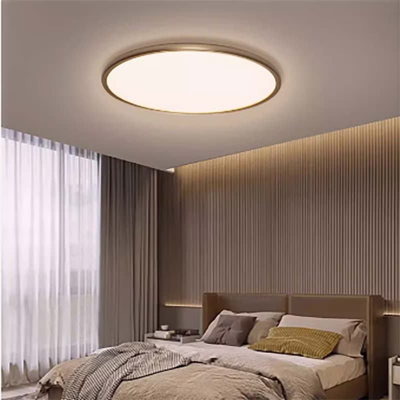 【免運】led護眼學習燈輕奢簡約三色調光客廳燈具 新特麗皓月