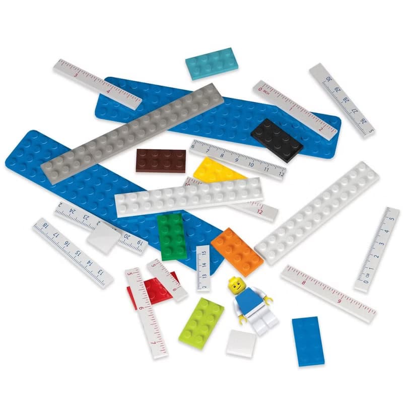 LEGO 樂高創意組裝文具尺(15-30公分)(附人偶)