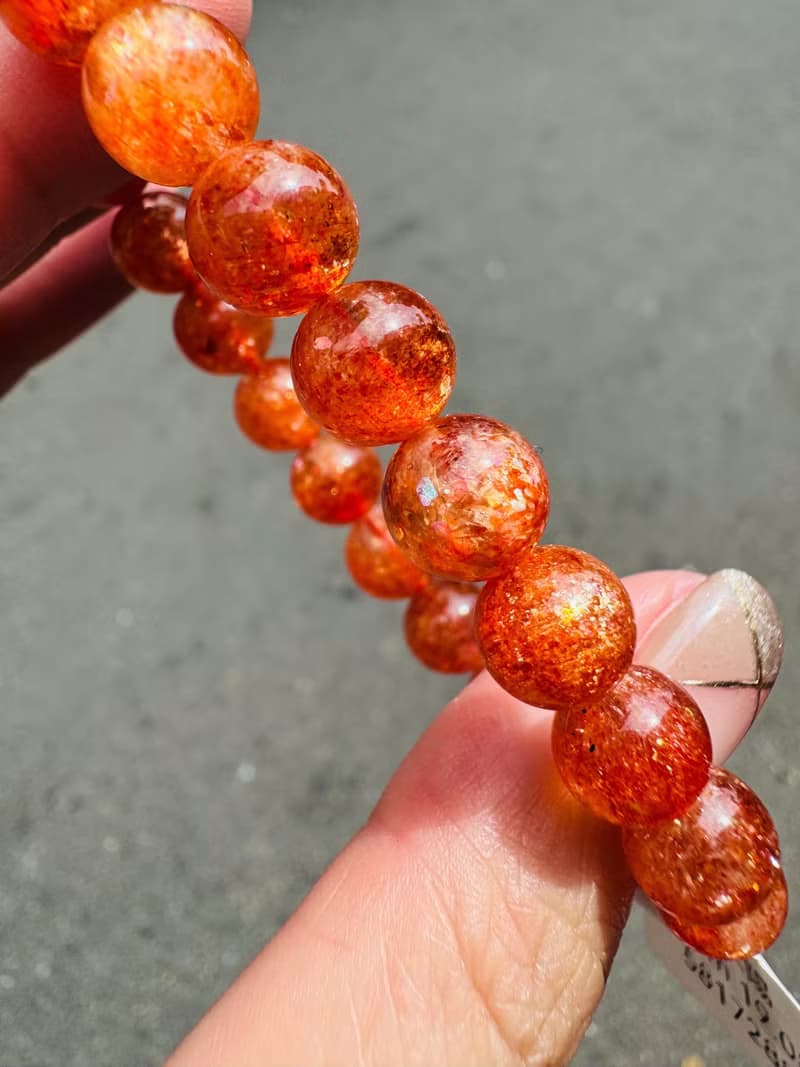 天然小精品金太陽太陽石8.5mm19.08g化太歲事業財富正能量積極