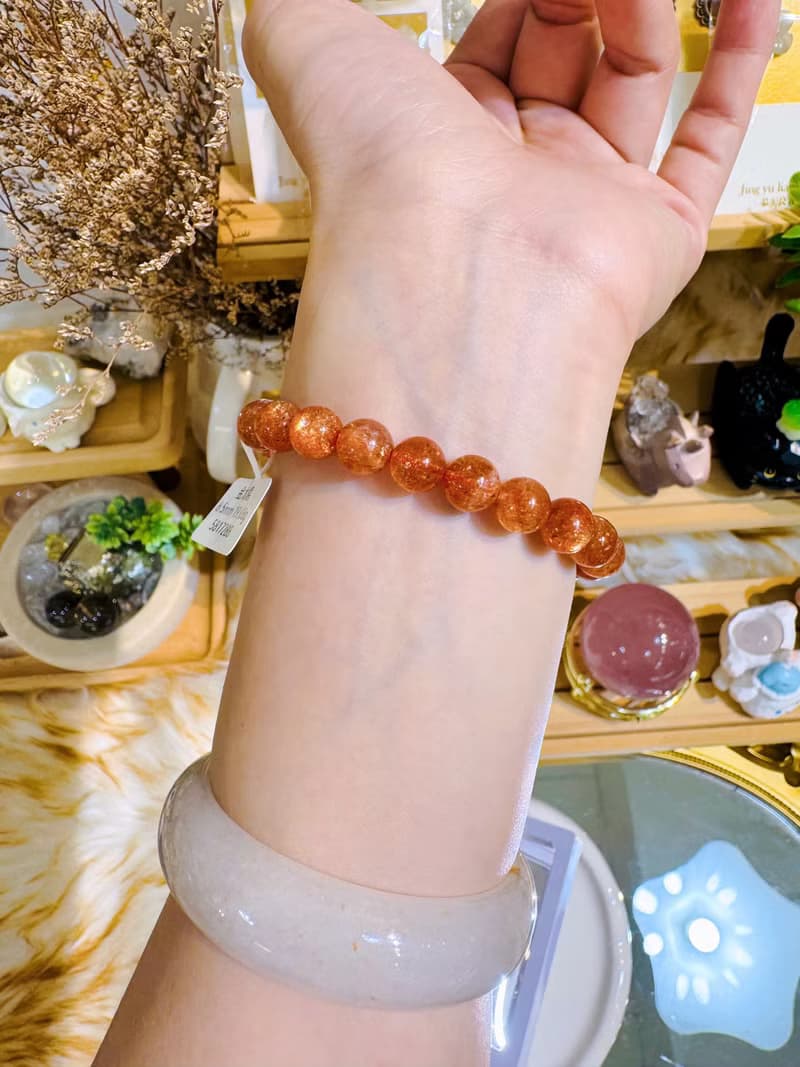 天然小精品金太陽太陽石8.5mm19.08g化太歲事業財富正能量積極