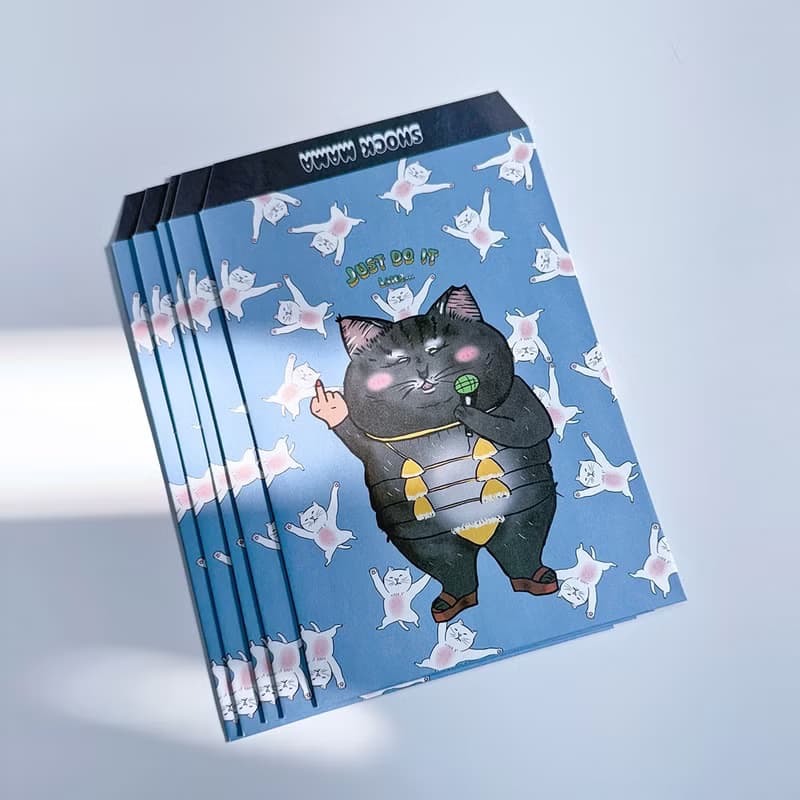 黑貓大哥墨 / 中包裝袋 紙袋 信封 5入