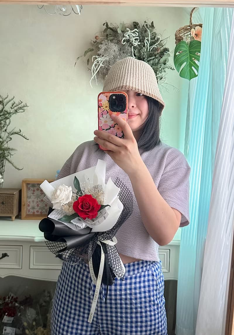 把愛說出來 永生花 花束 情人節 告白