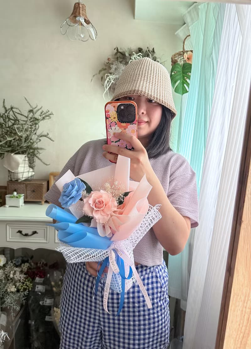 把愛說出來 永生花 花束 情人節 告白