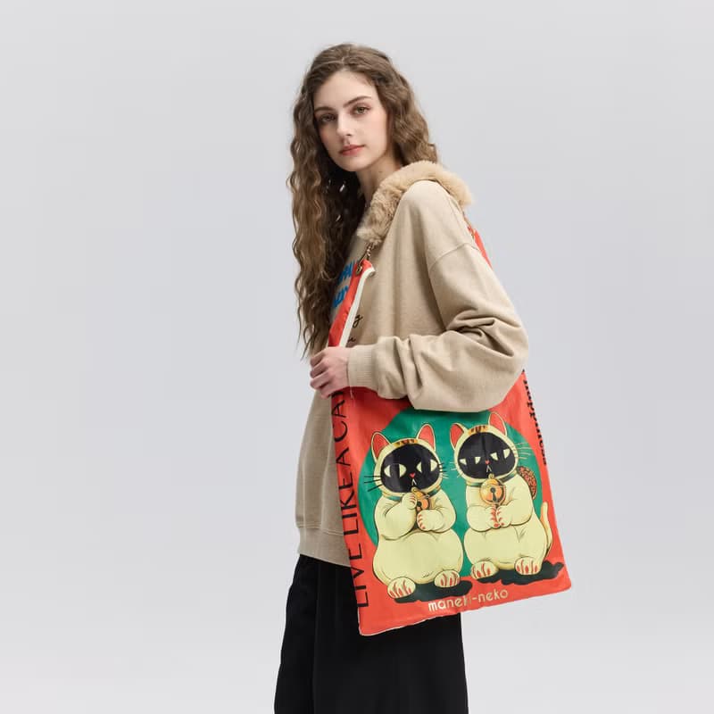 TWIN LUCKY CAT 招財貓特別版 Toby Bag