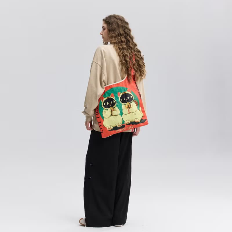 TWIN LUCKY CAT 招財貓特別版 Toby Bag