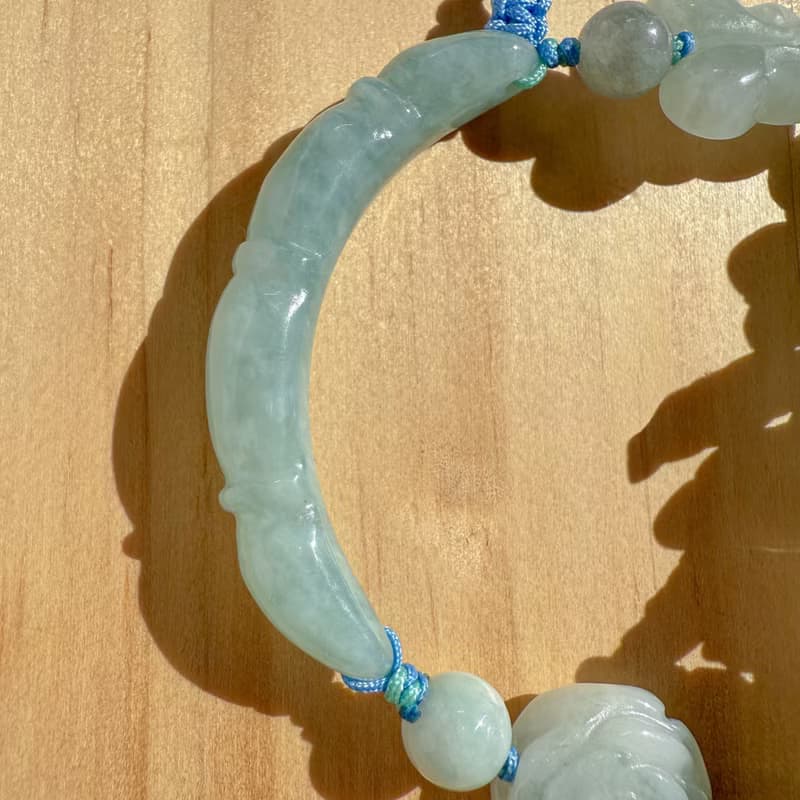 Handmade Jade Bracelet - Lotus Whisper