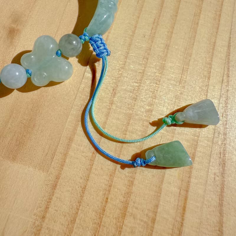 Handmade Jade Bracelet - Lotus Whisper