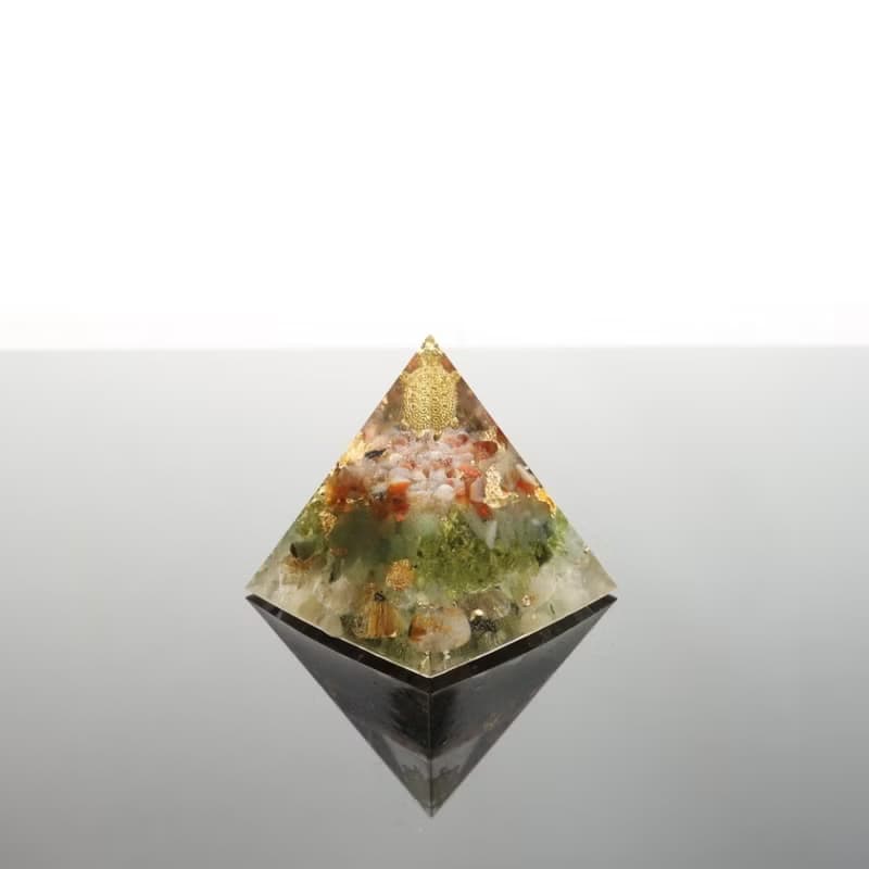【母親節禮物】淺草觀音銀錢龜招財奧剛金字塔Orgonite奧根塔