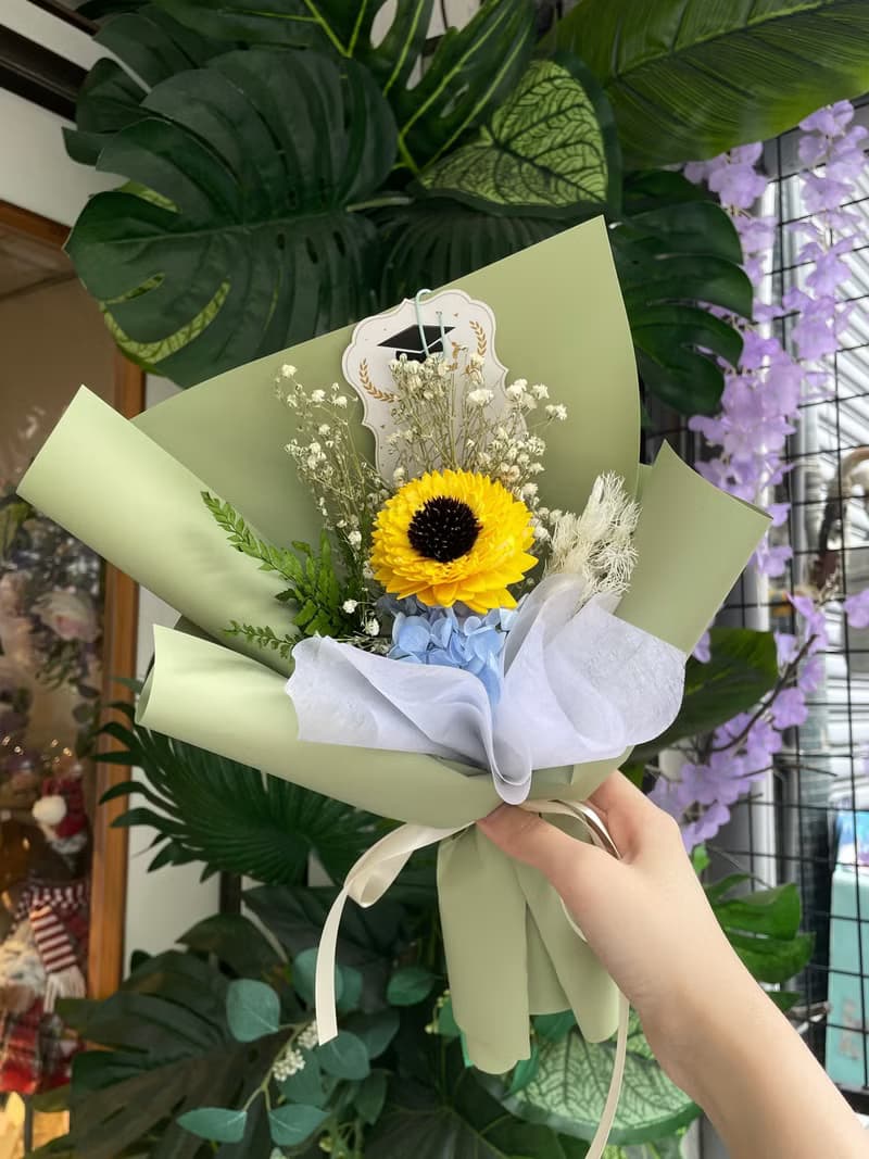 Time flower蒔花 畢業季 向日葵花束 畢業花束