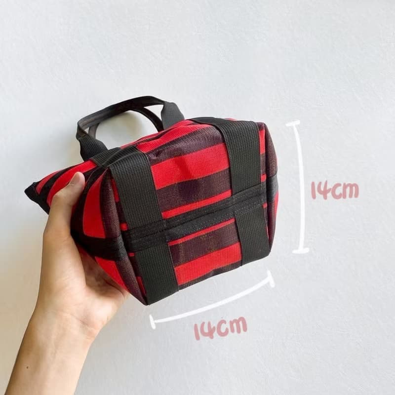 台灣LV-微笑水桶包(紅黑紋)