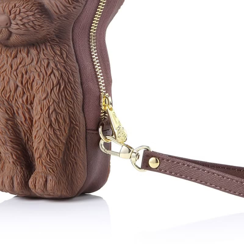 Adamo 3D Bag貴賓狗手帶包立體手機包可愛泰迪犬包包女創意鑰匙包