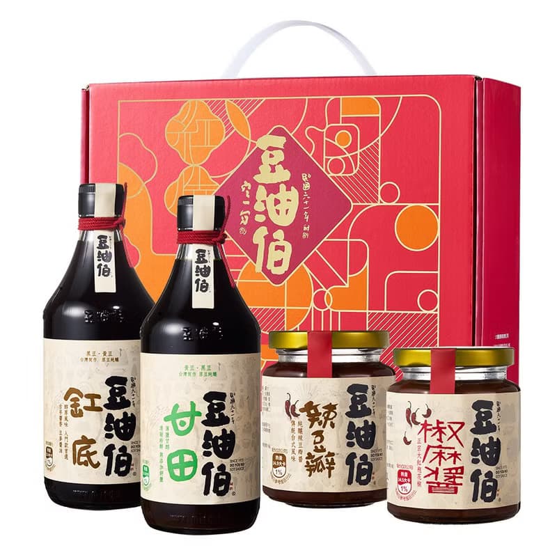 【豆油伯】老饕私藏醬油窗花禮盒  / 送禮自用首選