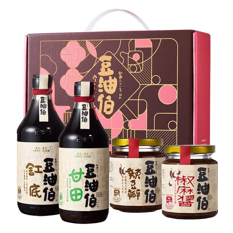 【豆油伯】老饕私藏醬油窗花禮盒  / 送禮自用首選