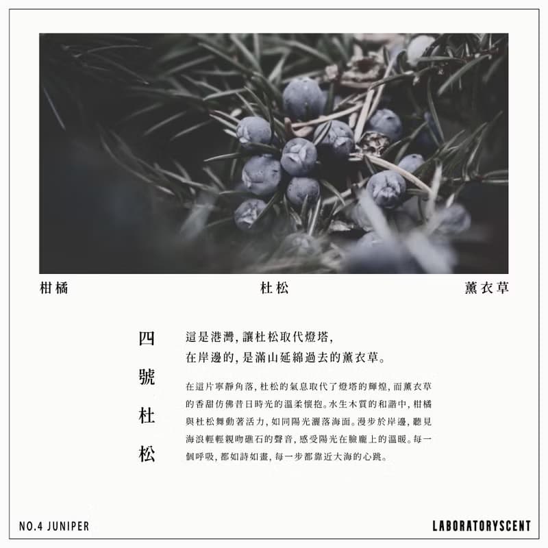 Laboratoryscent實驗系列擴香-四號杜松
