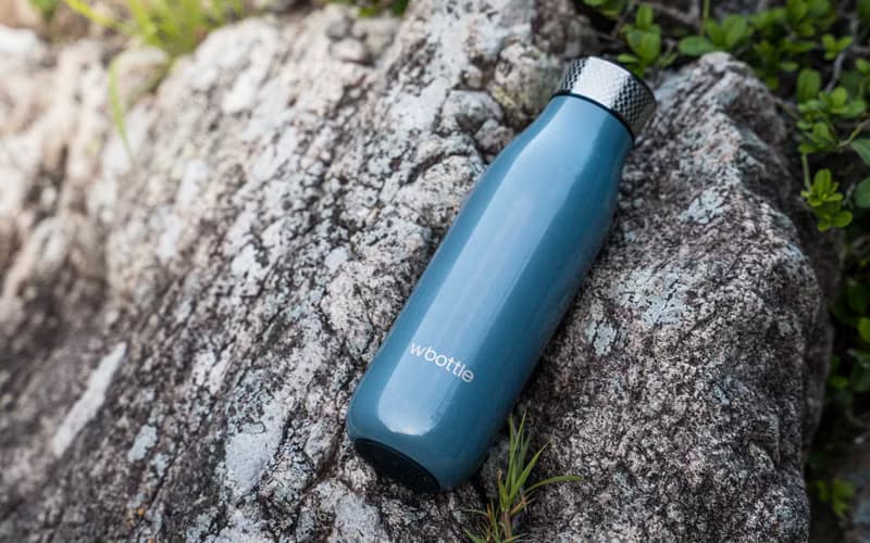 01LIV x wbottle 500ml不銹鋼雙層真空茶滤防漏保溫瓶環保杯灰色