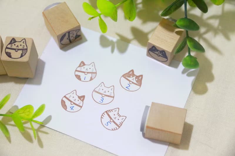 鈴鐺貓咪印章 | 5款喵喵