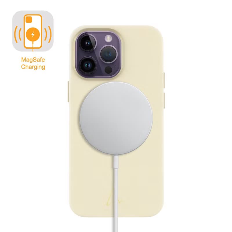 ARMOR iPhone 15 / 14 系列全真皮 MagSafe 電話保護殼_暮光白
