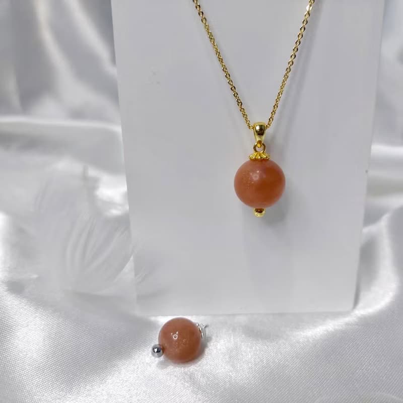 天然太陽石項鍊