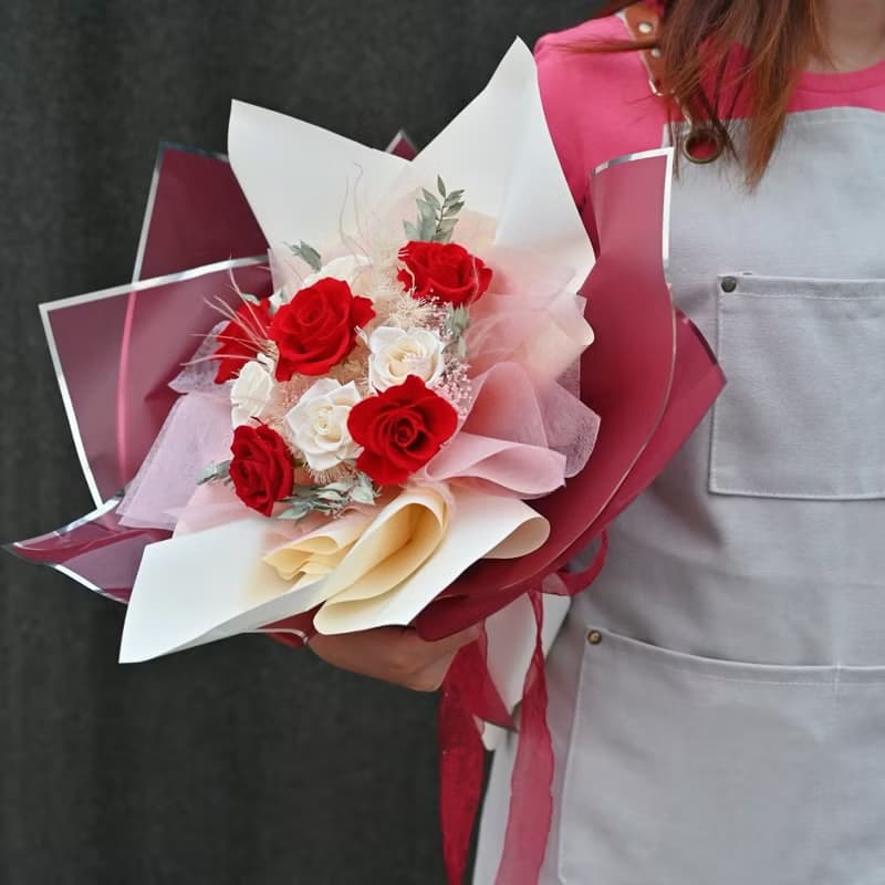 永生玫瑰花束-告白 求婚 登記