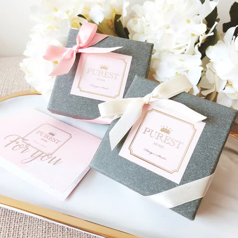 PUREST HOME 白繡球女神の不凋花(不對稱-可拆式)垂墜耳環/附禮盒