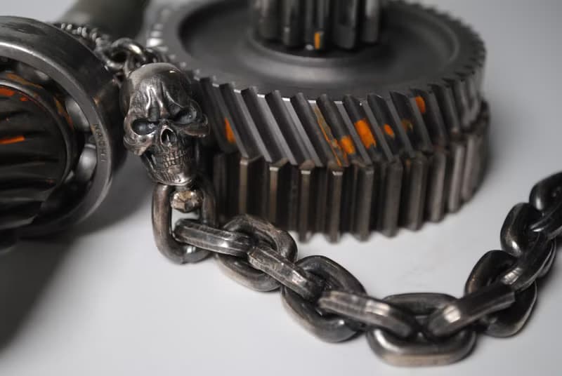 元堡製銀/手作銀飾/脊骨系列/手鍊/忿骷髏粗手鏈