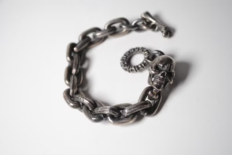 元堡製銀/手作銀飾/脊骨系列/手鍊/忿骷髏粗手鏈