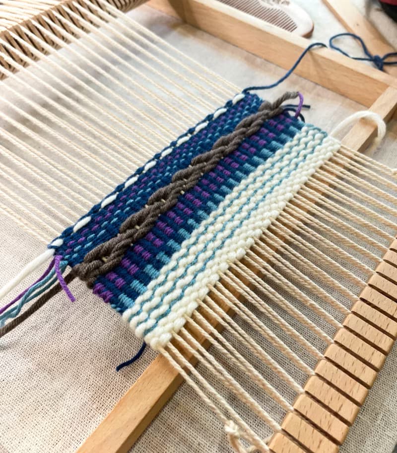 【體驗】【線上】進階 |手作圖騰織紋布墊 含原木織板及工具材料 教學影片