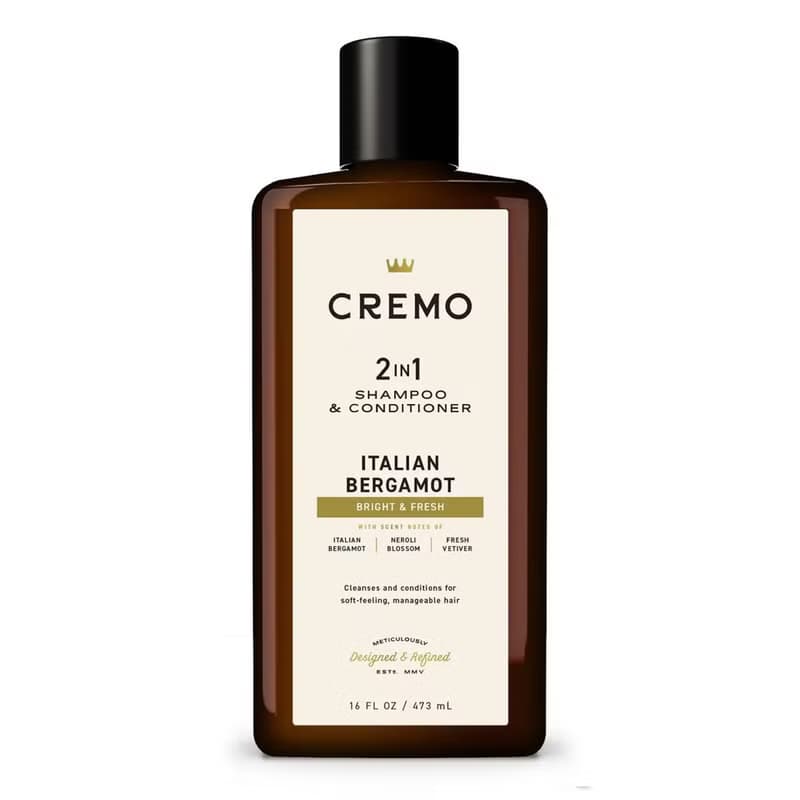 Cremo - 義大利佛手柑 沙龍香水護髮洗髮精 / 保濕控油香氛洗髮乳