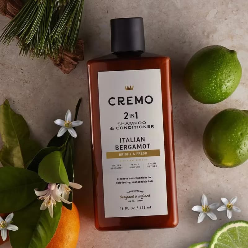 Cremo - 義大利佛手柑 沙龍香水護髮洗髮精 / 保濕控油香氛洗髮乳