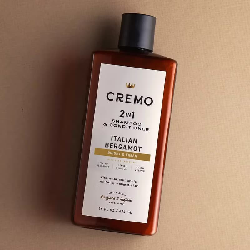 Cremo - 義大利佛手柑 沙龍香水護髮洗髮精 / 保濕控油香氛洗髮乳