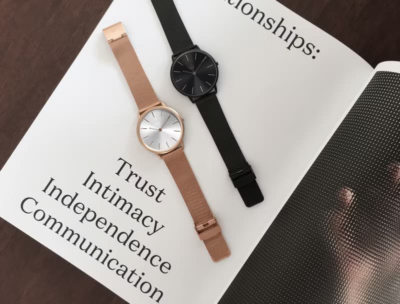 THIN 5010 極簡超薄米蘭帶手錶 - 黑