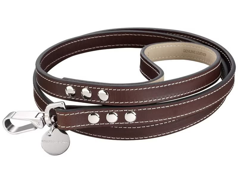 H&S 軒尼詩父子 - ROYAL經典真皮牽繩(巧克力棕)