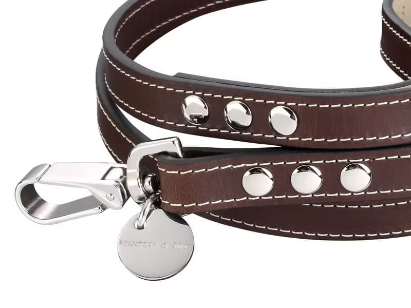 H&S 軒尼詩父子 - ROYAL經典真皮牽繩(巧克力棕)