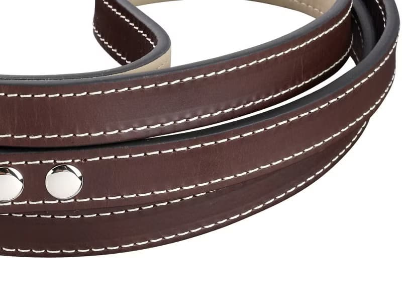 H&S 軒尼詩父子 - ROYAL經典真皮牽繩(巧克力棕)