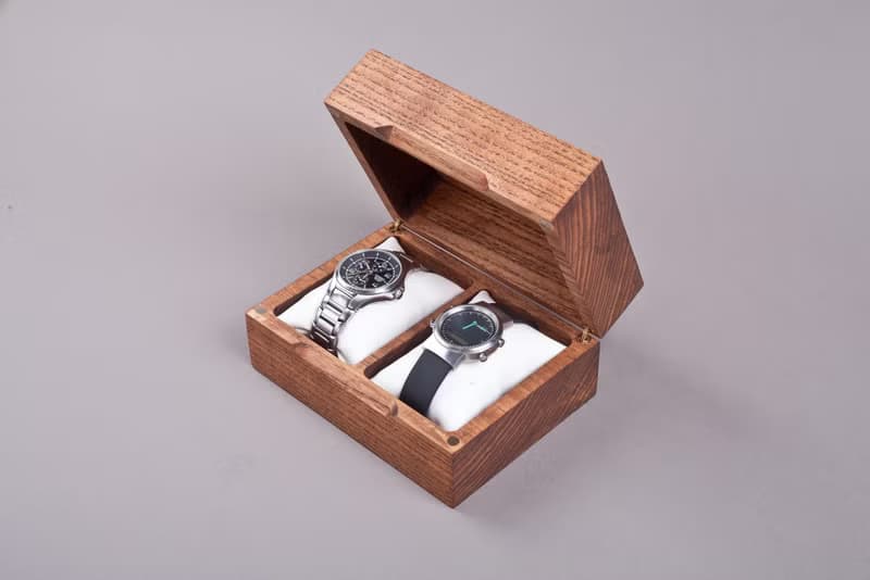Personalized wooden watch box Large jewelry organizer Treasure storage Gift idea