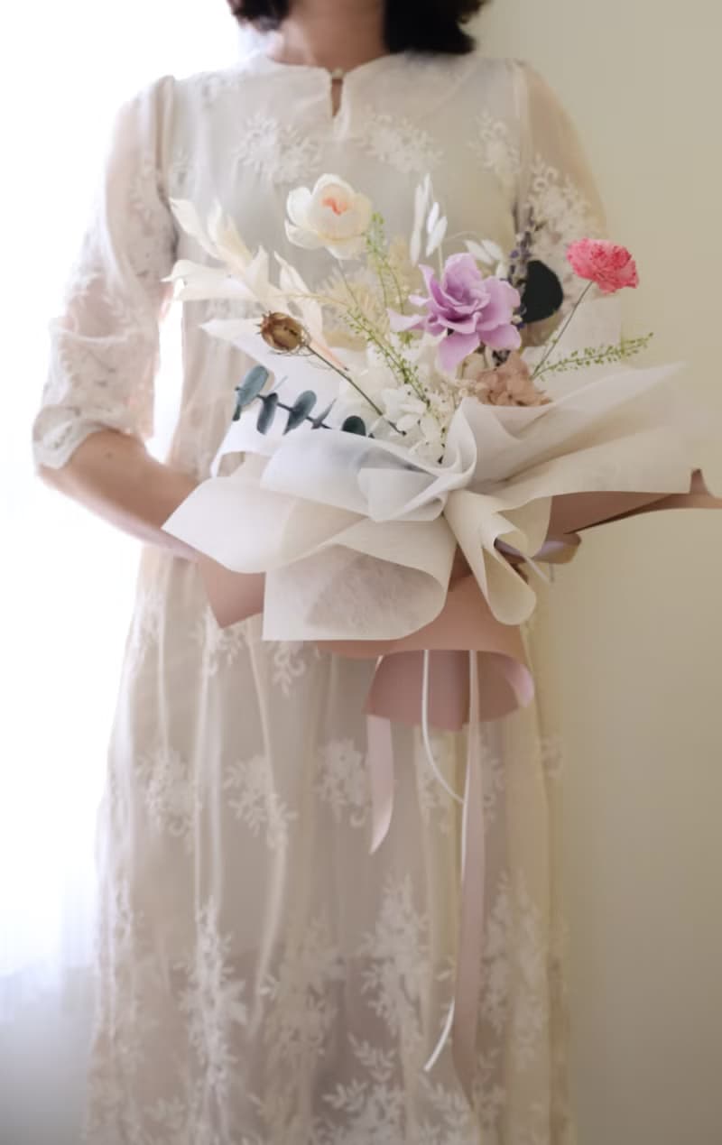 溫柔如妳 永生梔子花花束