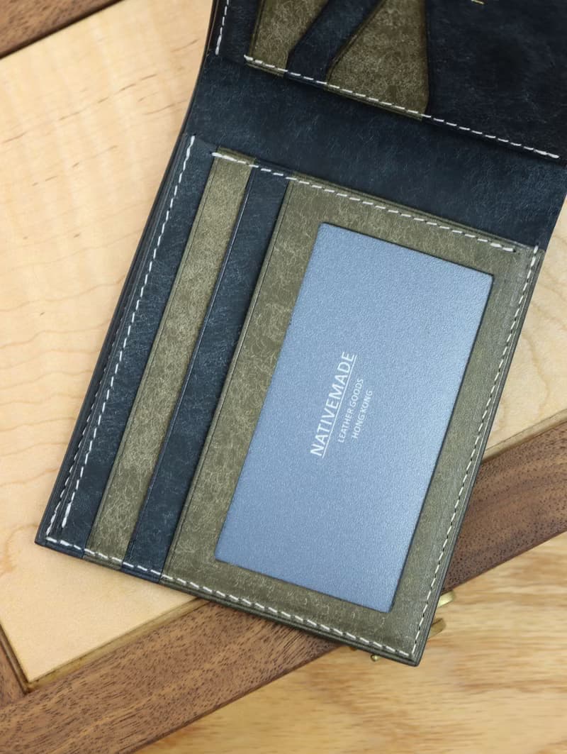 意大利皮革銀包 男裝 短夾 錢包 錢夾 皮夾