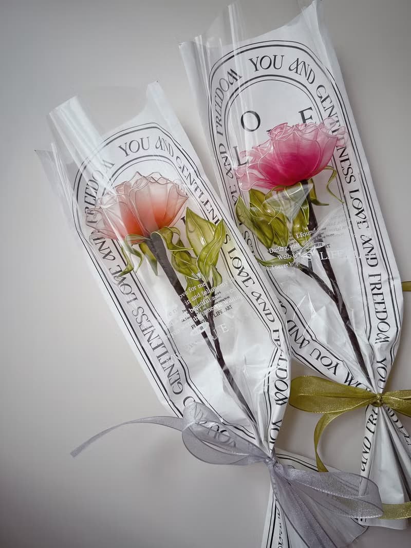 薔薇之戀 樹脂玫瑰花飾