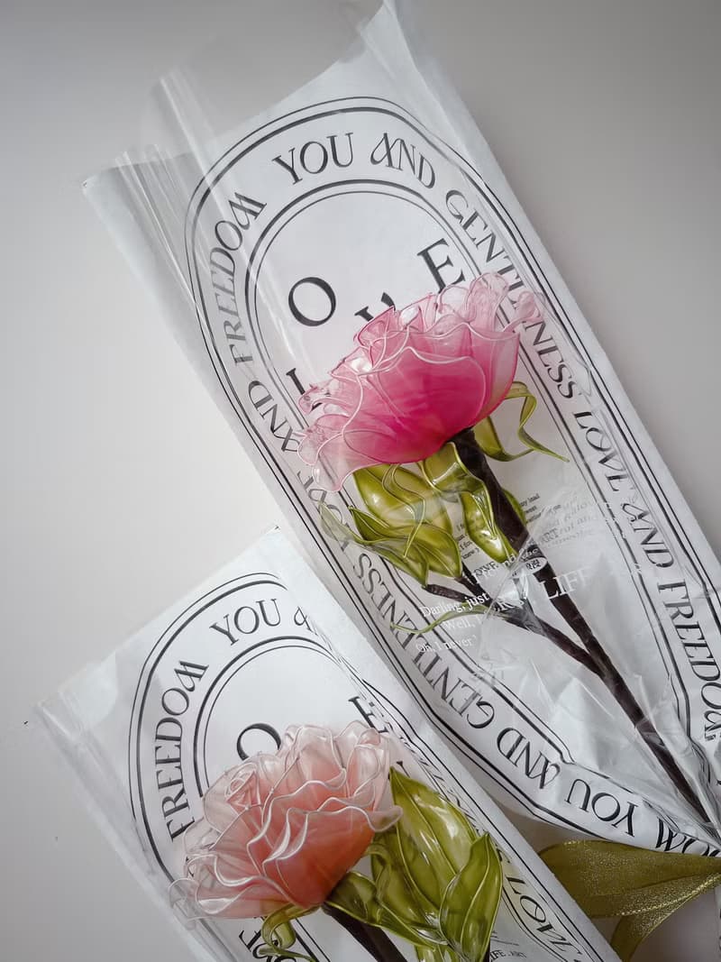 薔薇之戀 樹脂玫瑰花飾