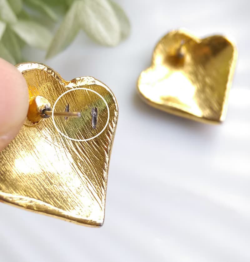 Vintage Jewelry 西洋古董飾品 黑色調 花瓣 簡約 針式耳環