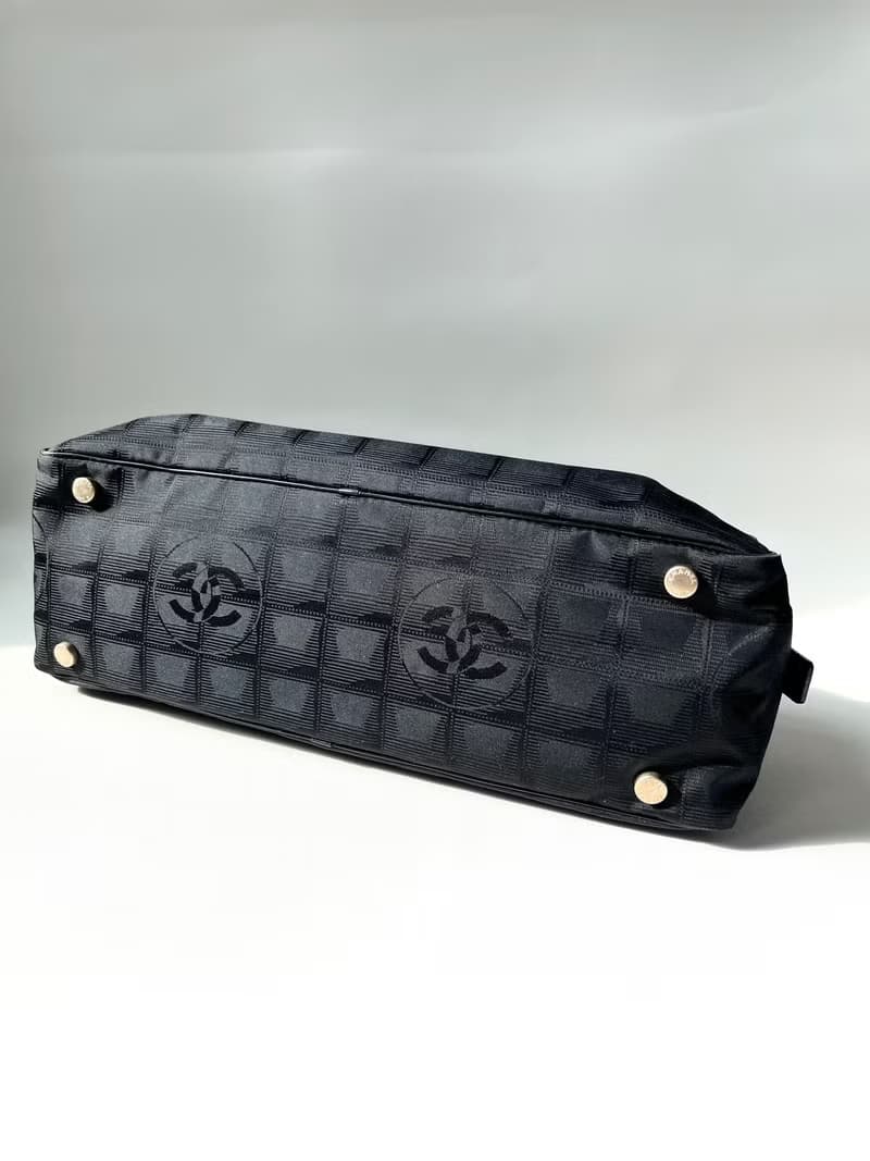 RARE TO GO 中古 | Chanel 織花LOGO手提袋 手袋 手挽袋 有貼有卡