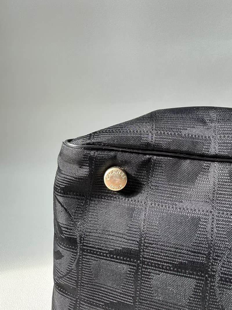 RARE TO GO 中古 | Chanel 織花LOGO手提袋 手袋 手挽袋 有貼有卡