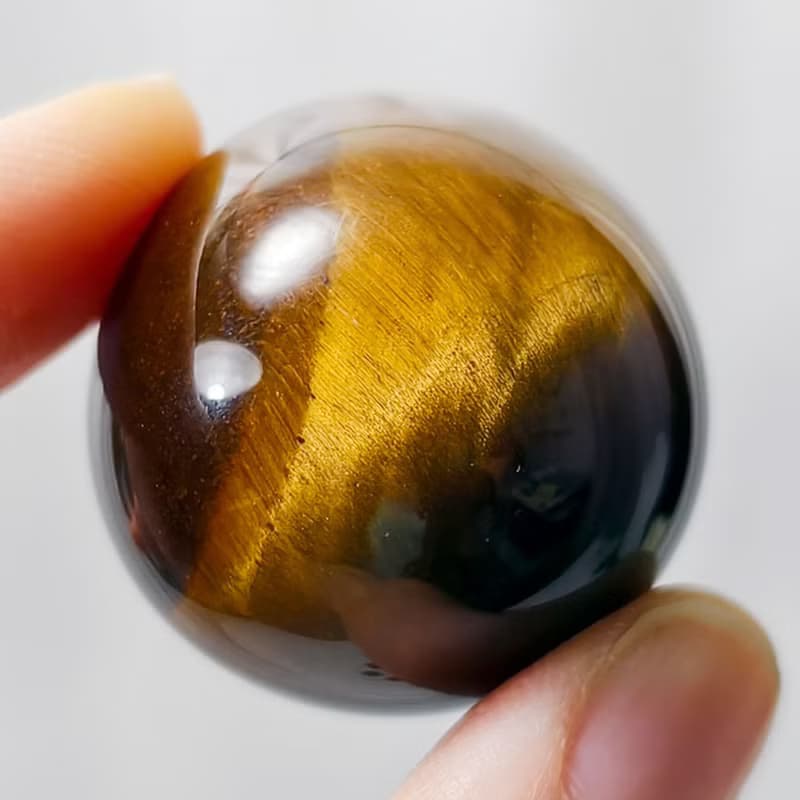 頂級黃虎眼 藍閃電 招財 脈輪 收藏 晶球 大衛星七星陣 單品 禮物