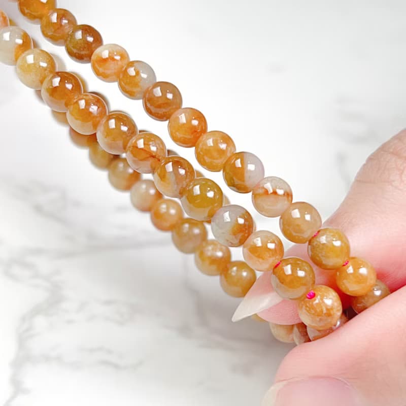 紅翡翡翠珠鍊| 天然緬甸玉A貨翡翠 | 送禮