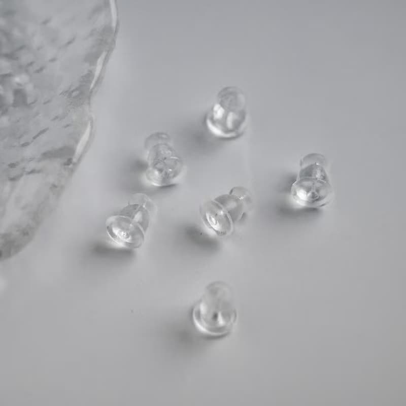 耳飾配件 | 矽膠耳環後塞/耳堵/耳塞 6入售 環保矽膠 耳環配件