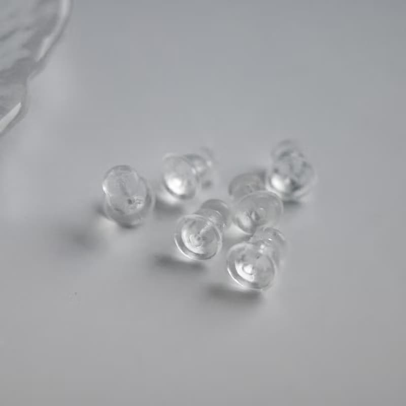 耳飾配件 | 矽膠耳環後塞/耳堵/耳塞 6入售 環保矽膠 耳環配件