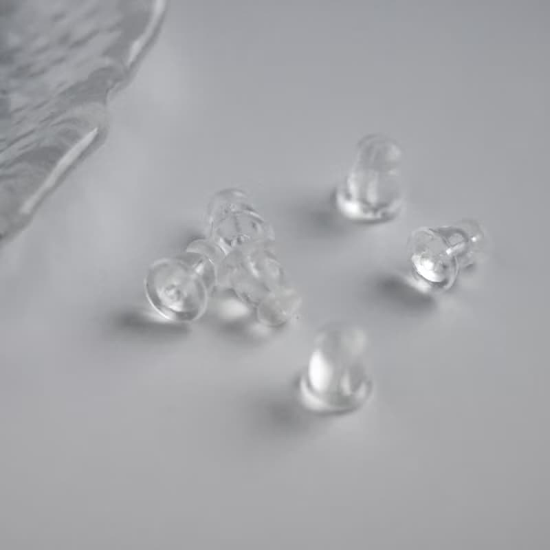 耳飾配件 | 矽膠耳環後塞/耳堵/耳塞 6入售 環保矽膠 耳環配件
