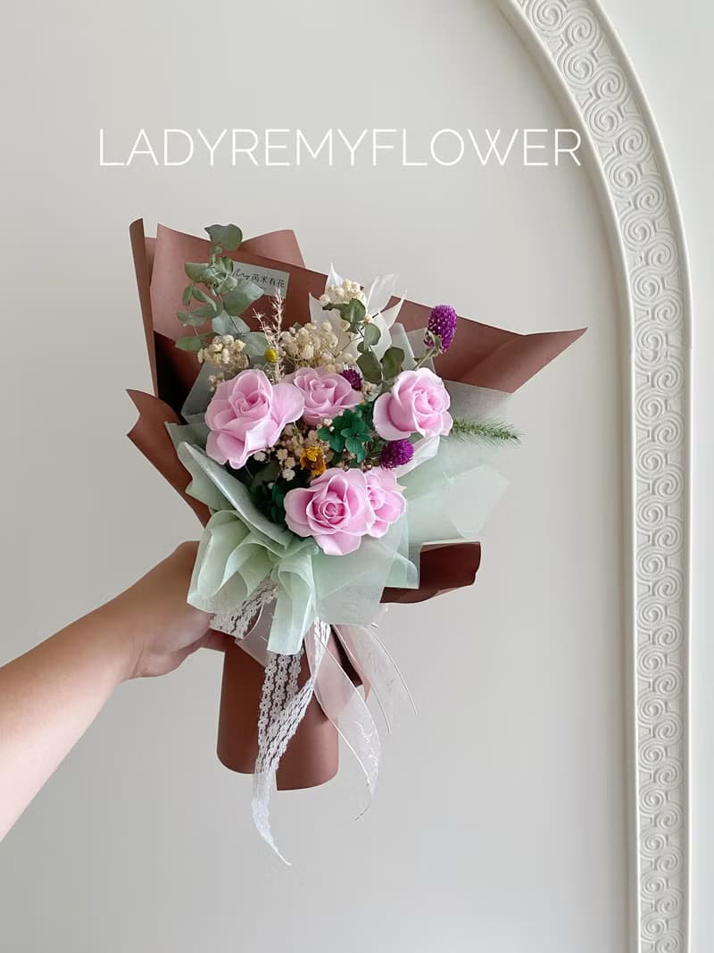 永生花/乾燥花/花束/快速出貨/現貨 巴黎優雅